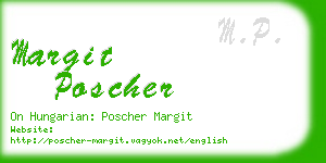 margit poscher business card